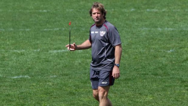 Breach of contract ... Des Hasler has been stood down as Manly coach and served with a breach notice.