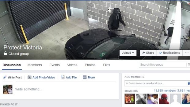 The Protect Victoria Facebook group is made up of Victorians concerned about the state's crime rise.
