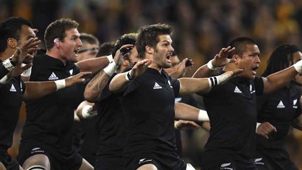 The haka is a tradition before all All Blacks Tests.