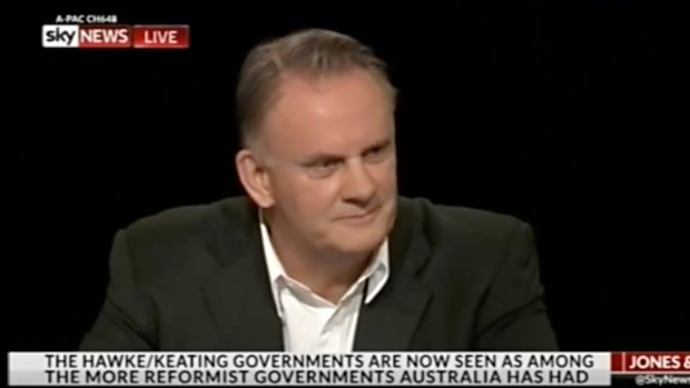 Controversial comments: Mark Latham said Kristina Keneally was an "Obeid protege" on air. 