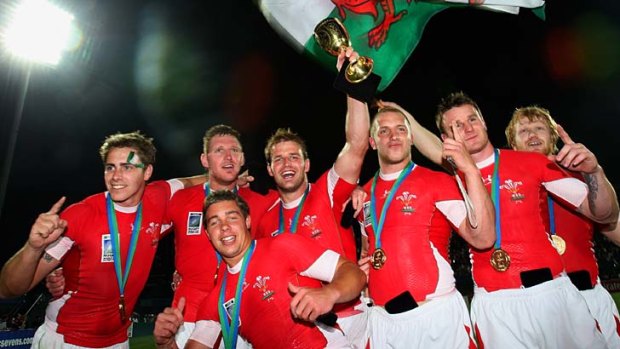 Riegning champions ... Wales took out the 2009 tournament.