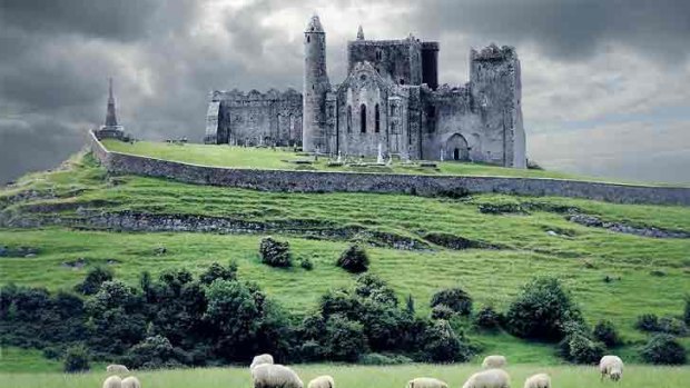 The nearby Rock of Cashel in South Tipperary.