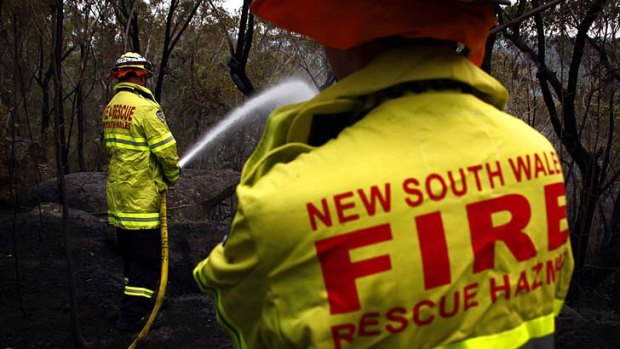 Much-needed respite for firefighters: Record high rainfall on Monday has helped reduce the bulk of fire activity in Sydney's west.