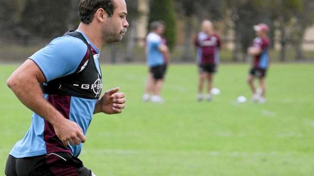 Brett Stewart trained at three-quarter pace on Tuesday