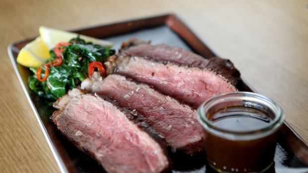 Measured success: The porterhouse steak comes in 100 gram imcrements.