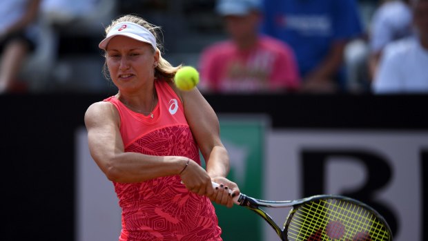 Crucial clash: Daria Gavrilova knows the stakes in her final against Stosur.