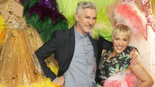 Partners: Baz Luhrmann and Catherine Martin are in Melbourne for the opening night of their stage show <i>Strictly Ballroom The Musical</i>.