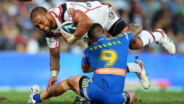 Moving forward: Manu Vatuvei is open to a move to the front.