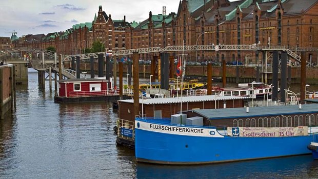 Warehouses in Hamburg's Speicherstadt.