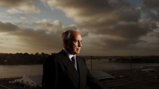 Paul Keating ... says a casino should not be built on an area ear-marked for public space.