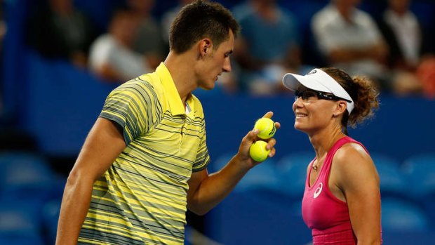 Tomic and Stosur will look to make up for their day one defeat with a win over Italy.