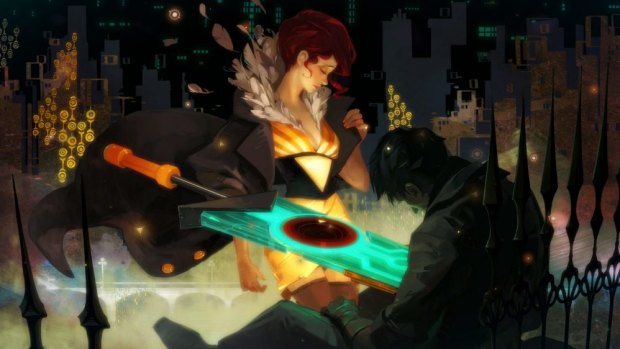 Stunning art punctuates the pitch-perfect battling and jazz-infused futurescapes of <i>Transistor</i>.
