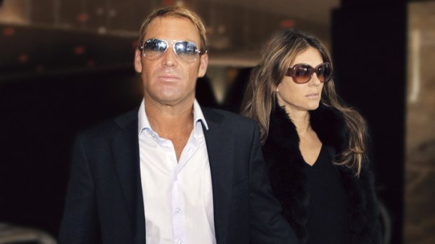Every dag has his day … Shane Warne has changed his look since Liz Hurley entered his life.