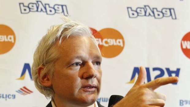 Julian Assange ... his whistle-blowing website could soon cease to exist.