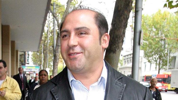 Tony Mokbel leaves the Melbourne Magistrates Court in May 6, 2004.