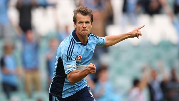 Banned ... Sydney FC striker Joel Griffiths.