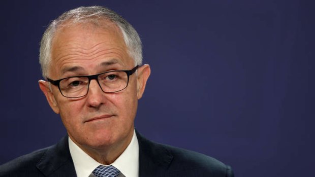 Not impressed ... Minister for Communications Malcolm Turnbull blasted conservative columnist Andrew Bolt's leadership speculation as 'quite unhinged'.