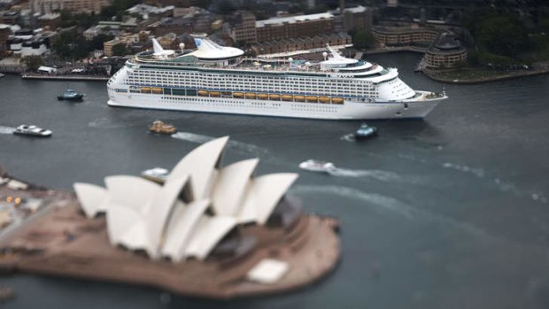 Voyager of the Seas in Sydney.
