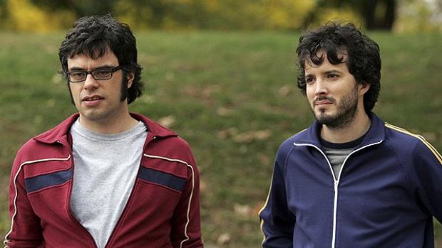 Bret McKenzie and Jemaine Clement in Flight of the Conchords.
