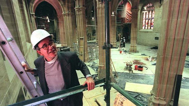 A solid foundation ... Boak Jobbins was a leader in the restoration of St Andrew's Cathedral in Sydney.