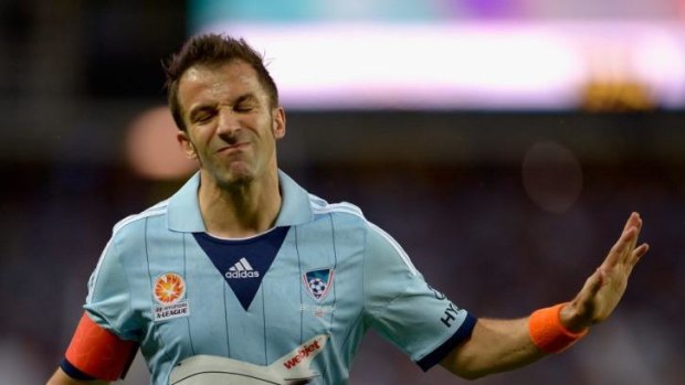 Alessandro Del Piero will not be offered a new deal by Sydney FC for next season.