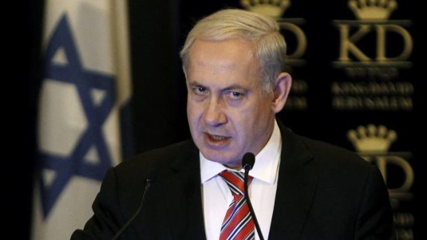 Prompting immediate condemnation from his politican rivals ... Israeli Prime Minister Benjamin Netanyahu.