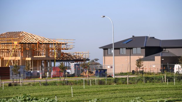 Melbourne's frontline: Property development in Cranbourne.