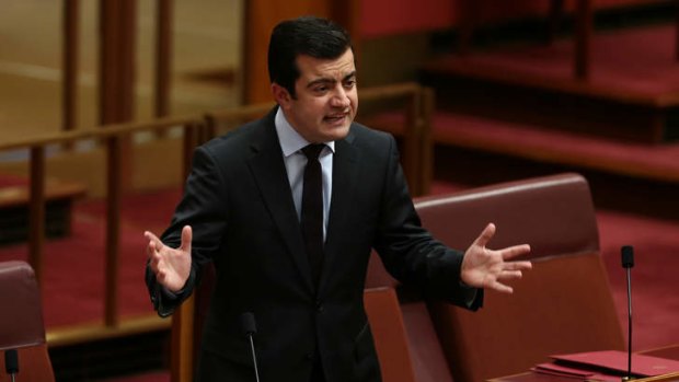 Labor Senator Sam Dastyari slams the wind back of financial advice laws in the Senate.