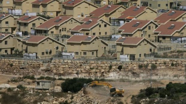 Costly: The settlement of Kiryat Netafim, in the Israeli-occupied West Bank.