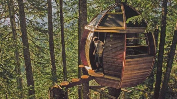 Joel Allen's treehouse in Whistler, Canada.