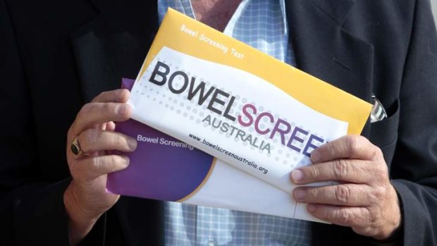 A bowel cancer test kit isn't always an expected birthday gift.