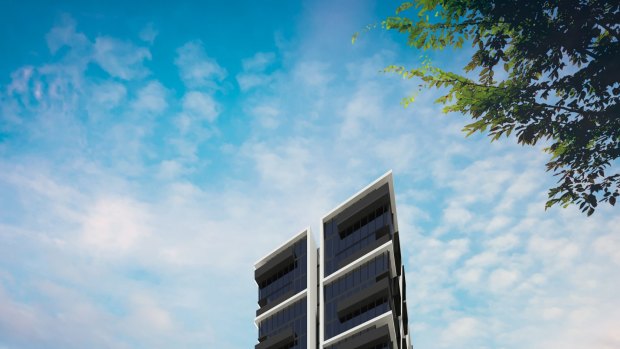 An artists impression of the development at 200 Wells Street in South Melbourne.
