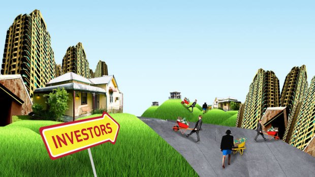 Greener pastures ... there are pitfalls to investing in overseas property. Illustration: Sam Bennett.