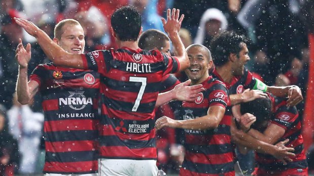 Loitering with intent: Western Sydney Wanderers delivered another 1-0 win against Melbourne Victory.
