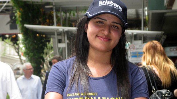 Manpreet Kaur is part of ‘‘Friends International’’, a group of students and business figures willing to spruik Brisbane’s merits.