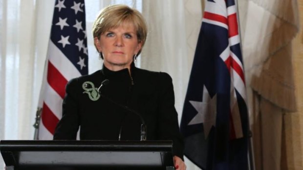 "Any intervention by Russia into Ukraine under the guise of a humanitarian crisis will be seen as the transparent artifice that it is": Julie Bishop.