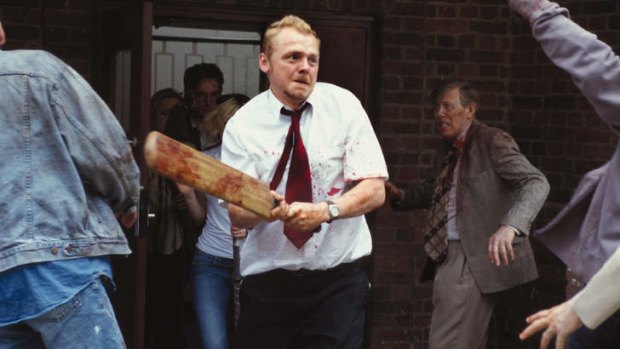 Geek champion: Simon Pegg in <i>Shaun Of The Dead</i>.