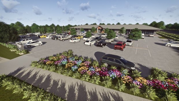 Developer Renato Cervo said his amended application for the Coombs shopping centre did take out some car parks and put in extra landscaping and new outdoor dining but was still knocked back by planning authorities.