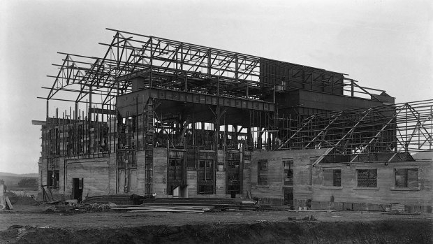 The Kingston Power Station under construction, May 1914.