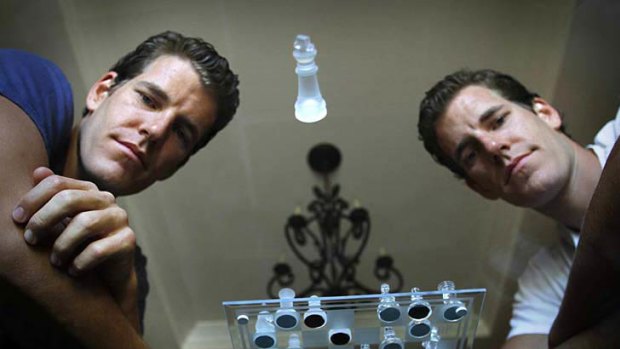 At their Olympic rowing team house in Chula Vista, California, Tyler Winklevoss, left, and his identical twin brother Cameron Winklevoss.