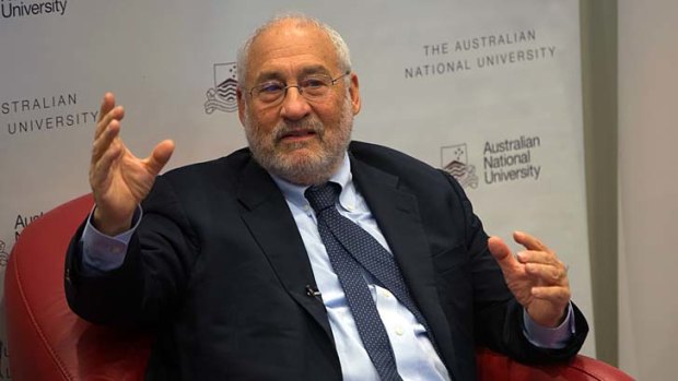 "Trying to pretend that universities are like private markets is absurd": Nobel prize-winning economist Joseph Stiglitz.