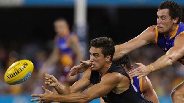 Turnaround: Andrew Carrazzo is now one of the AFL's best ball-users.