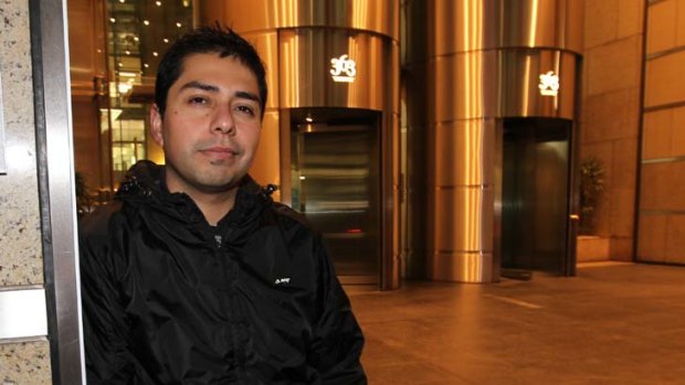 "I never, ever finished on time and I would just get paid for three hours' work even though I worked up to six or seven hours" ... cleaner Daniel Molina, 30, from Chile.