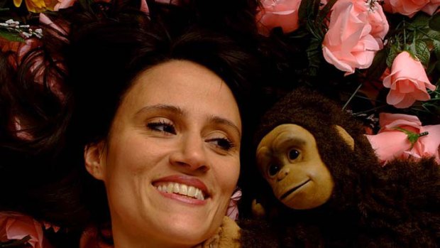 Nina Conti and her monkey, Monk.