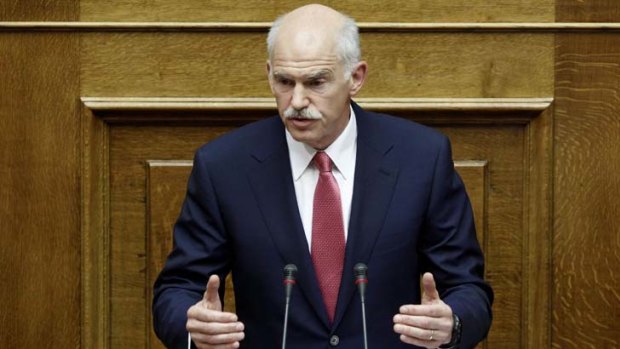 Greece's Prime Minister George Papandreou