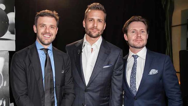Asahi Silver Sessions speakers (from left) Tom Riley, Gabriel Macht and Nick Smith.