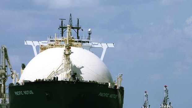 Liquefied natural gas will play a large role in the future of the Queensland economy.
