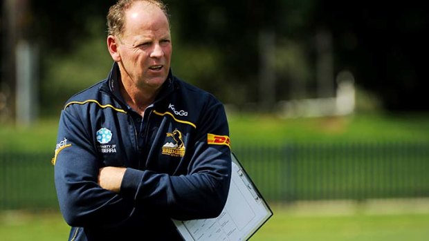 Centre of attention: Brumbies coach Jake White.