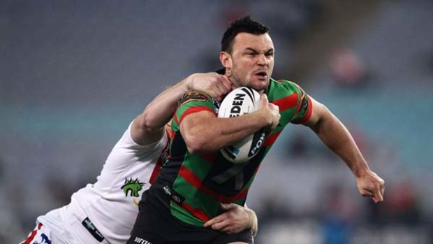 Beau Champion in action for the Rabbitohs last season.