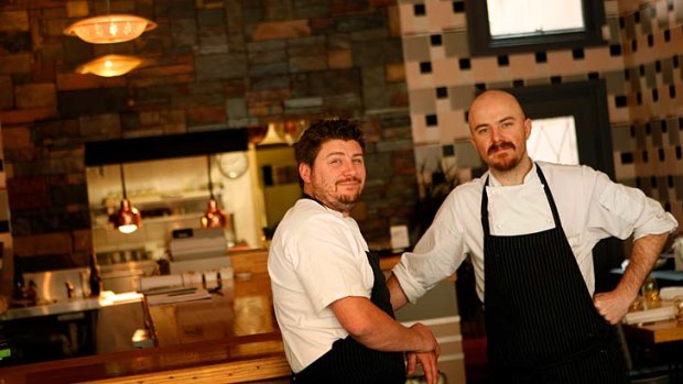 Scott Pickett and Ryan Flaherty of The Estelle restaurant in Northcote.